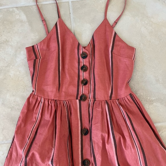 New! Striped midi dress. - Picture 2 of 2